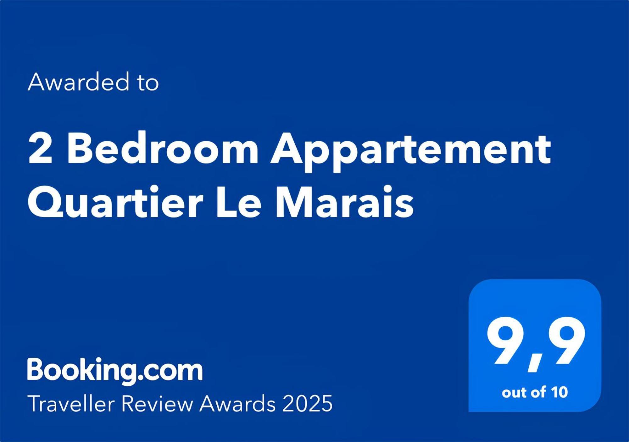 2 Bedroom Appartement Quartier Le Marais Paris Extérieur photo